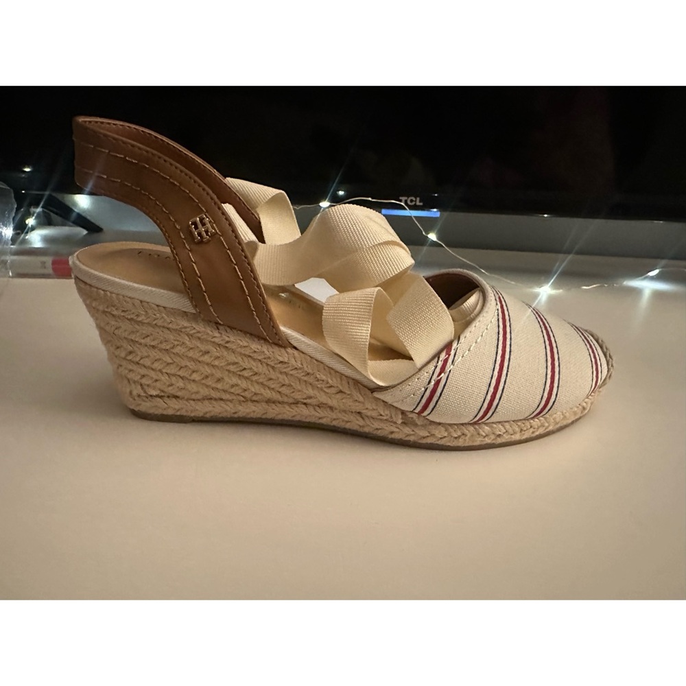 Tommy Hilfiger Lace Up Sandals Wedges for Women